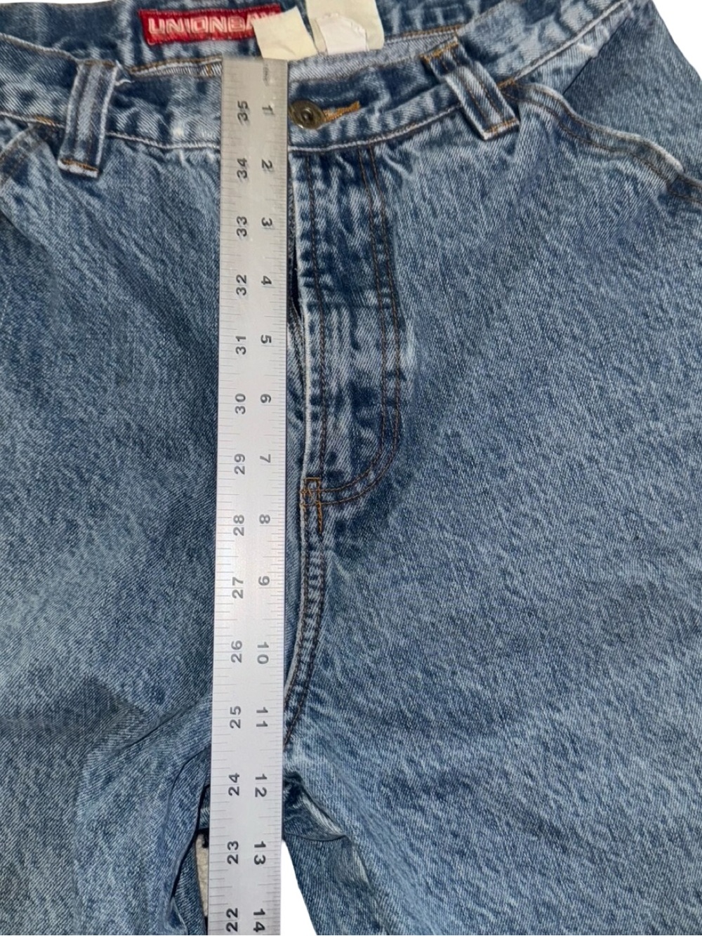 Vintage‎ Unionbay Denim Jean Jorts Shorts Mens Cargo Utility 32 Y2k - Picture 5 of 8